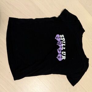 Olivia Rodrigo Official Spill Your Guts Baby Tee XS